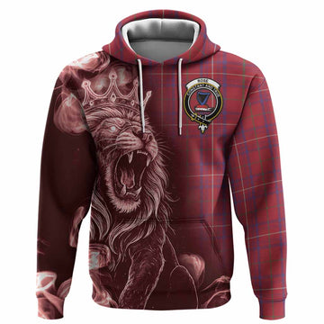 Rose Tartan Hoodie Roaring Lion Heritage