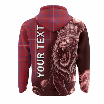 Rose Tartan Hoodie Roaring Lion Heritage