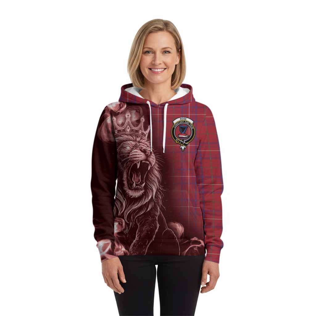 Rose Tartan Hoodie Roaring Lion Heritage