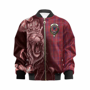 Rose Tartan Kid Bomber Jacket Roaring Lion Heritage