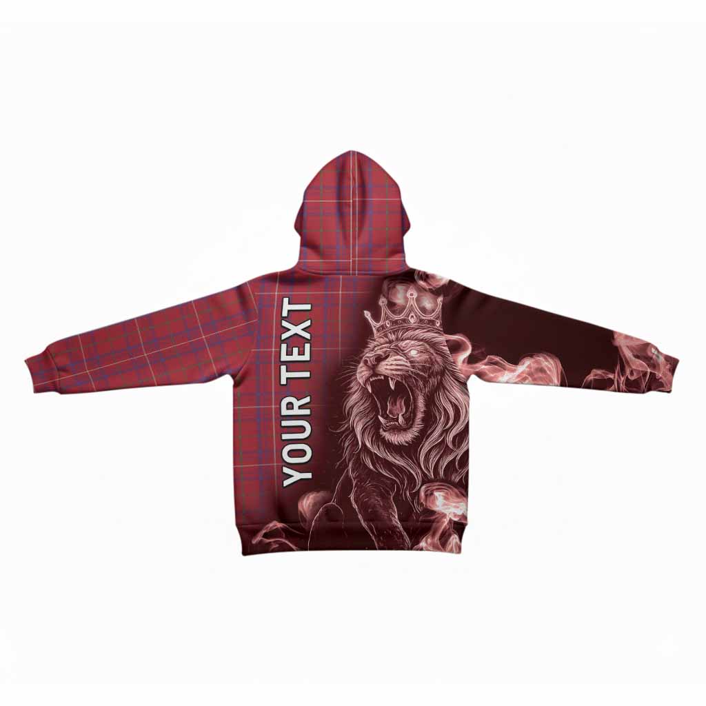 Rose Tartan Kid Hoodie Roaring Lion Heritage