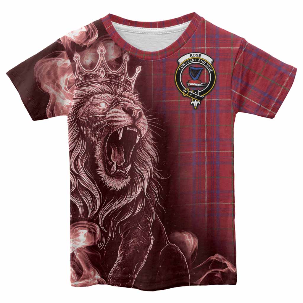 Rose Tartan Kid T-shirt Roaring Lion Heritage