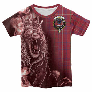 Rose Tartan Kid T-shirt Roaring Lion Heritage
