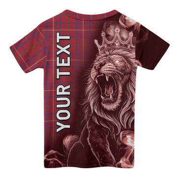 Rose Tartan Kid T-shirt Roaring Lion Heritage