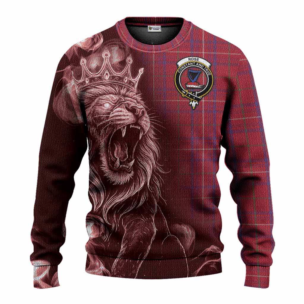 Rose Tartan Knitted Sweater Roaring Lion Heritage