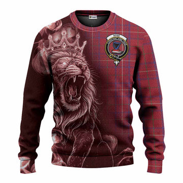 Rose Tartan Knitted Sweater Roaring Lion Heritage