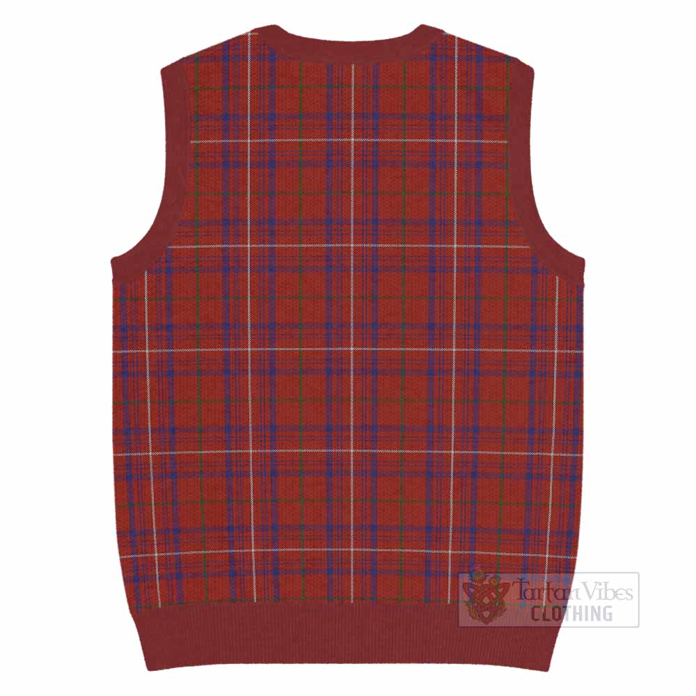 Rose Tartan Knitted V-Neck Vest - Tartan Vibes Clothing