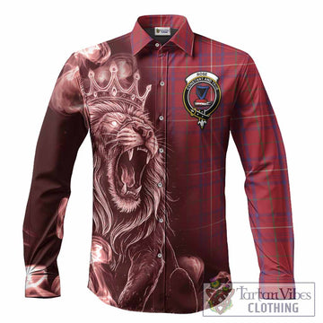 Rose Tartan Long Sleeve Button Shirts Roaring Lion Heritage