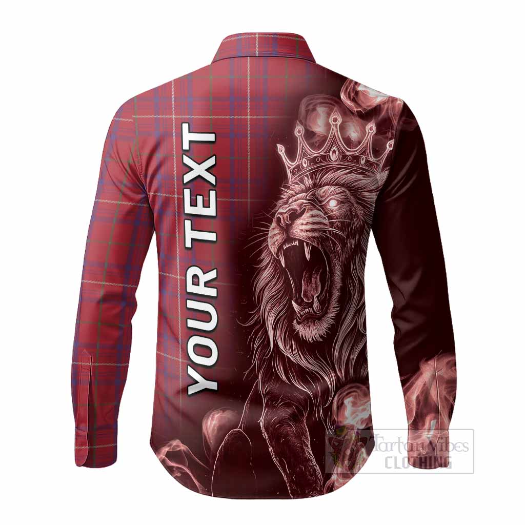 Rose Tartan Long Sleeve Button Shirts Roaring Lion Heritage