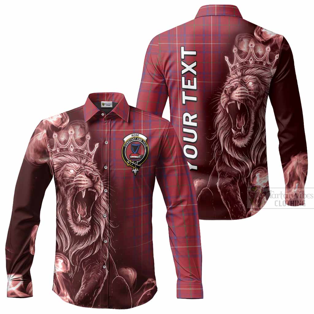 Rose Tartan Long Sleeve Button Shirts Roaring Lion Heritage