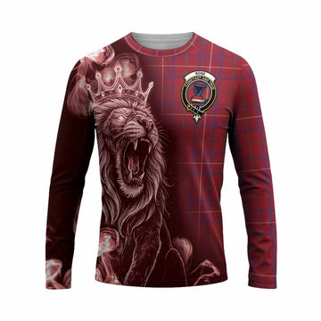 Rose Tartan Long Sleeve T-Shirt Roaring Lion Heritage