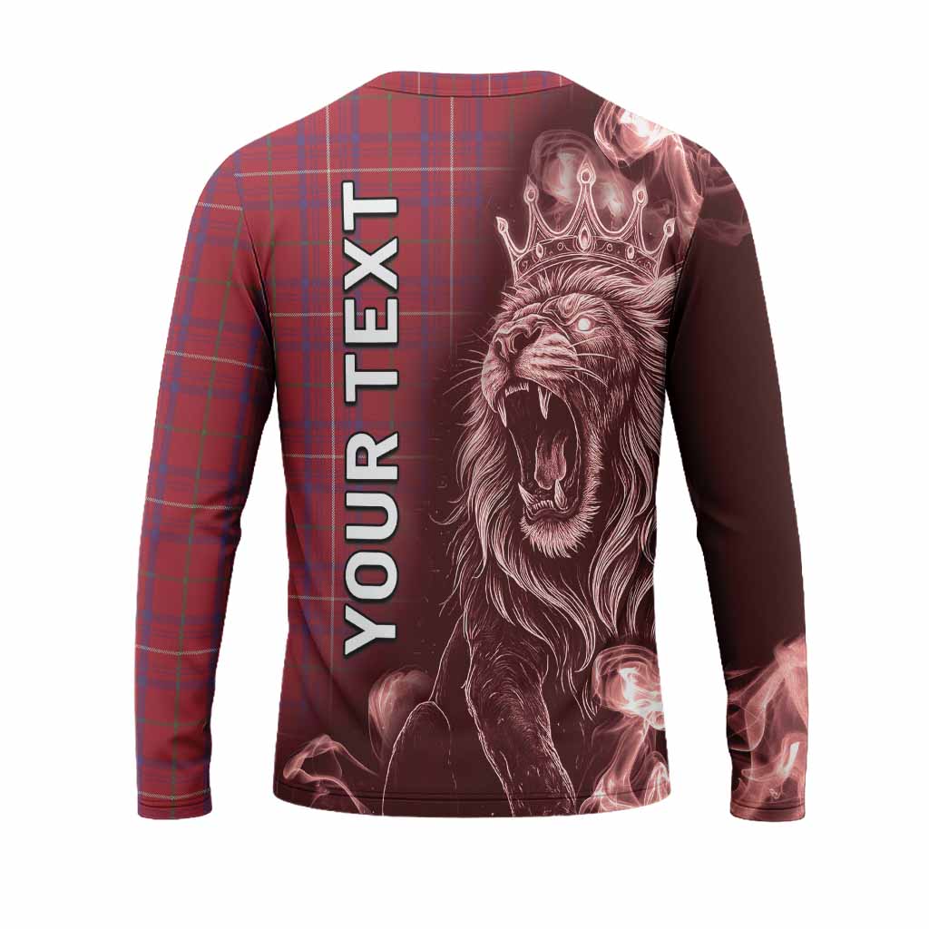 Rose Tartan Long Sleeve T-Shirt Roaring Lion Heritage