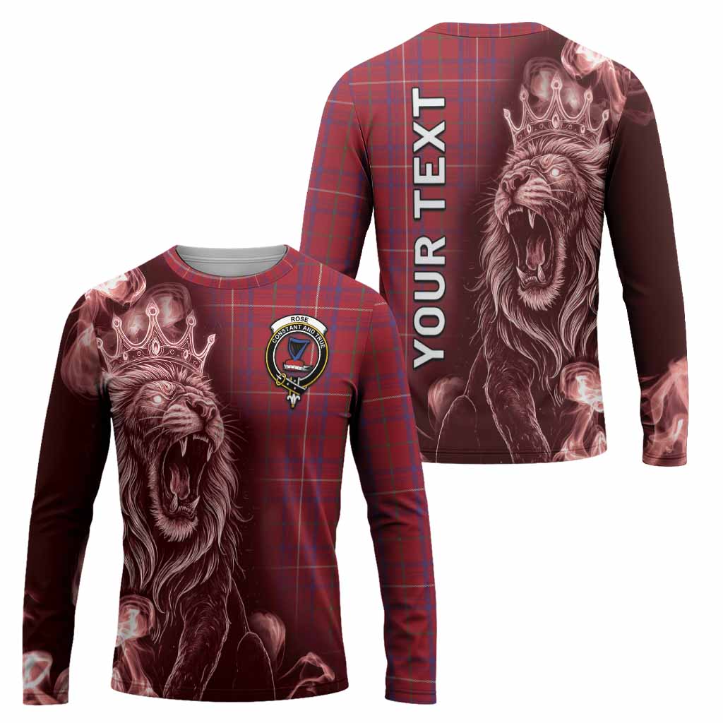 Rose Tartan Long Sleeve T-Shirt Roaring Lion Heritage