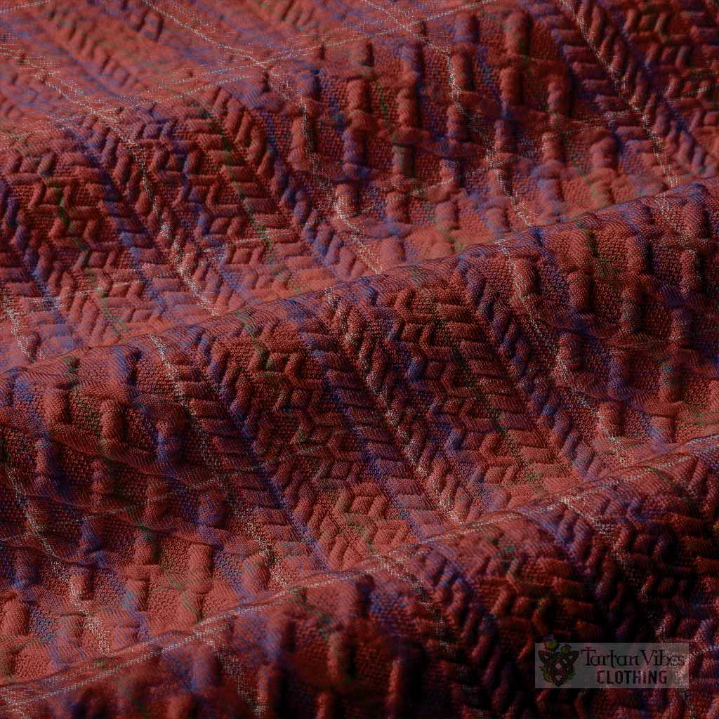 Rose Tartan Men’s Polo Sweater Top with Family Crest