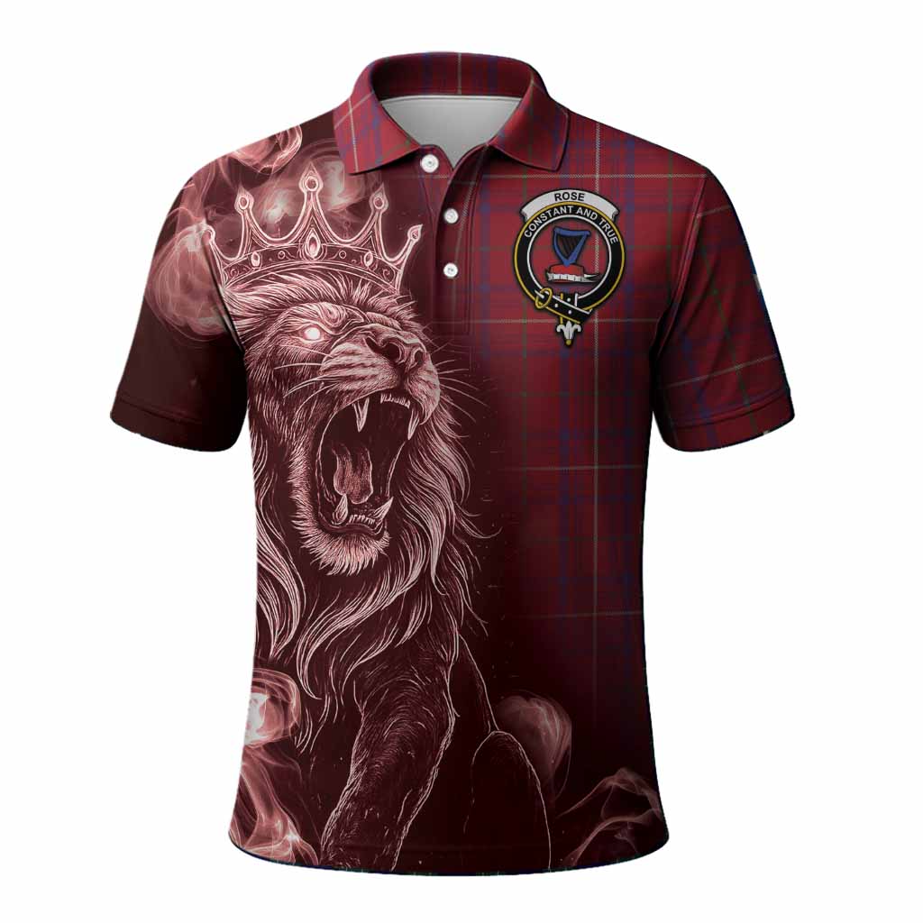 Rose Tartan Polo Shirt Roaring Lion Heritage