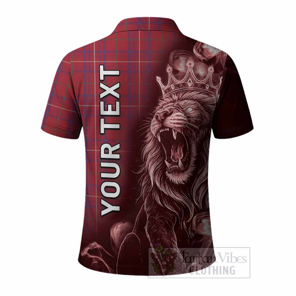 Rose Tartan Polo Shirt Roaring Lion Heritage