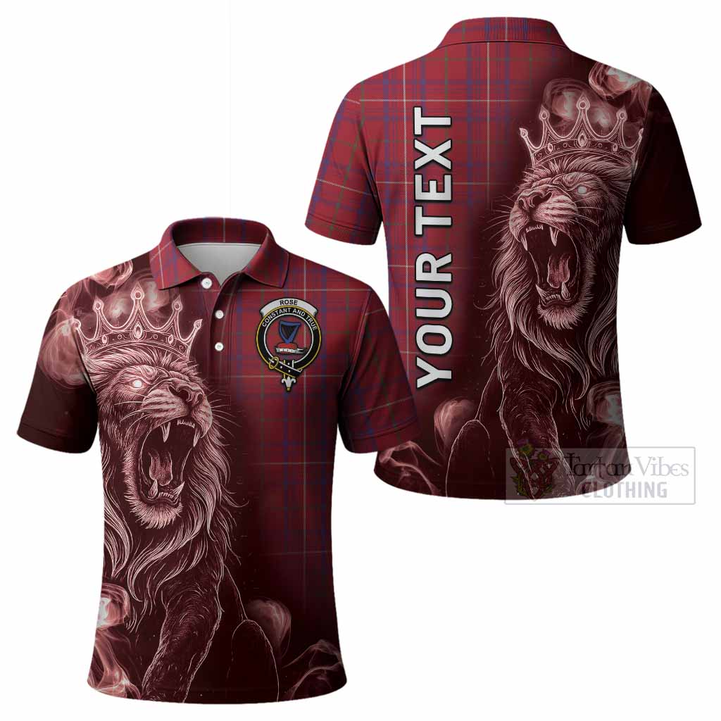 Rose Tartan Polo Shirt Roaring Lion Heritage
