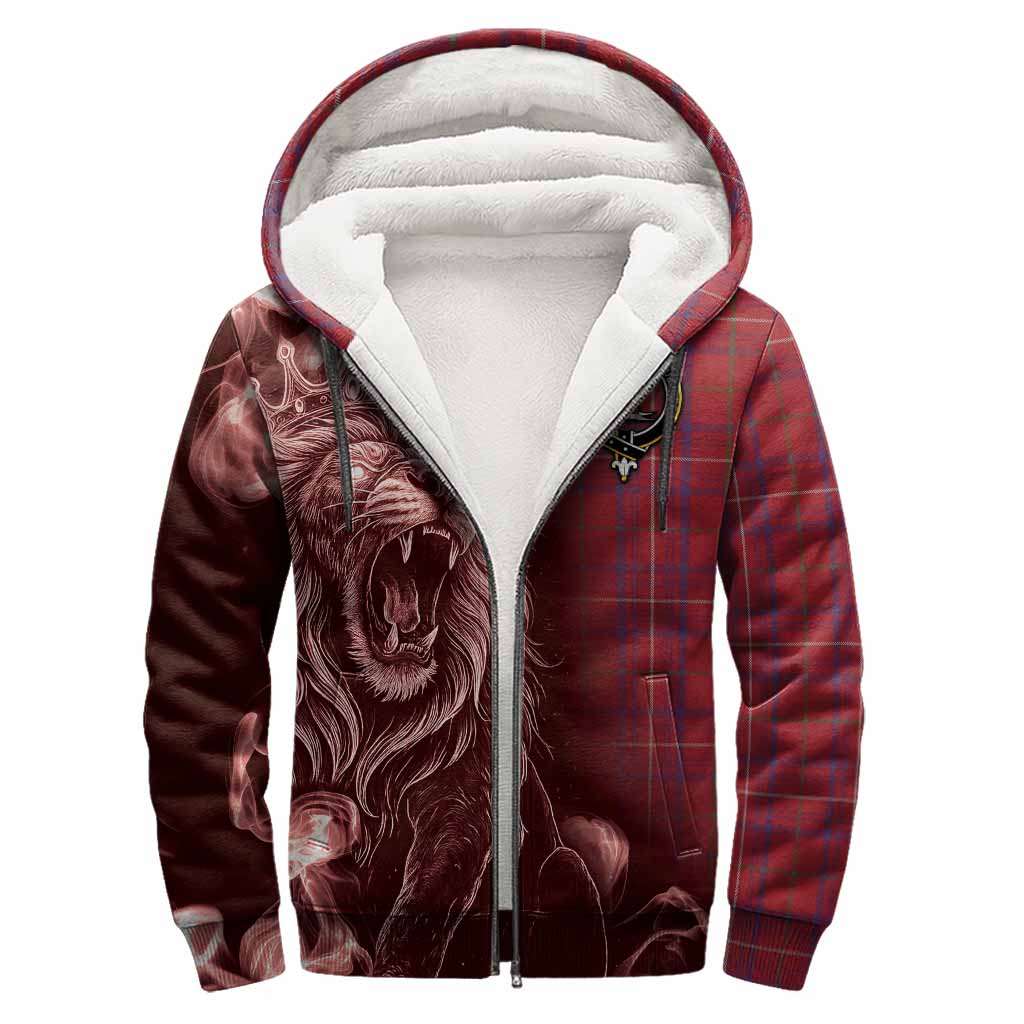 Rose Tartan Sherpa Hoodie Roaring Lion Heritage