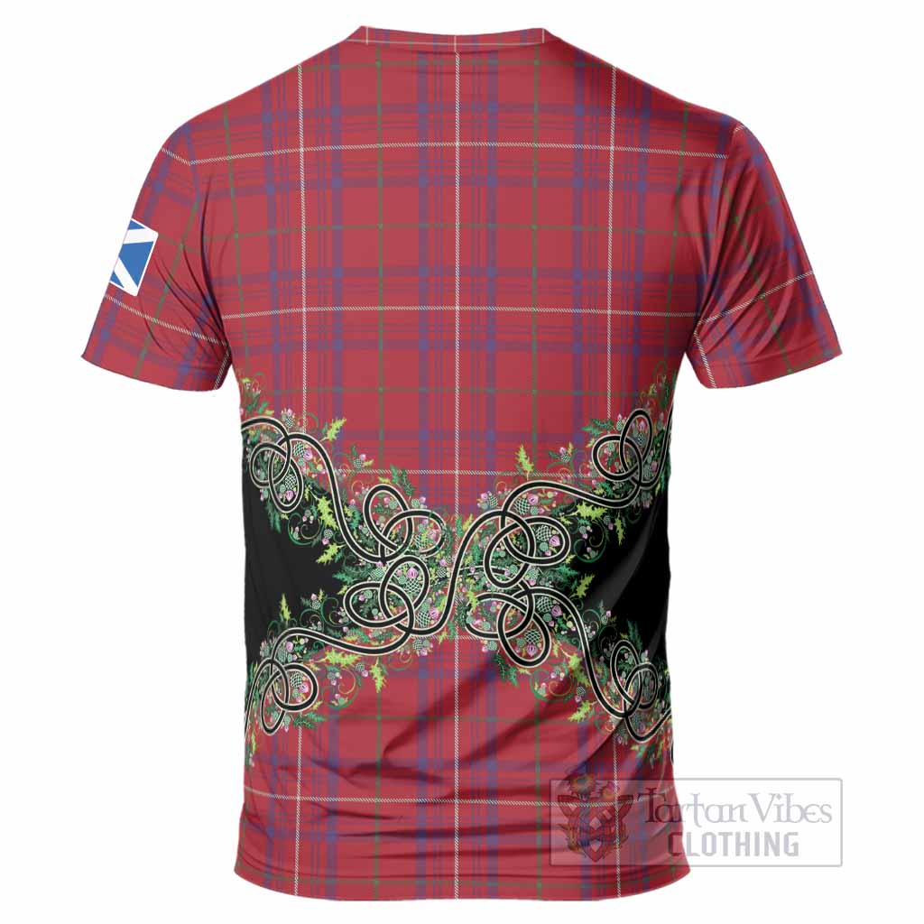 Rose Tartan T-Shirt Thistle Scottish Spirit