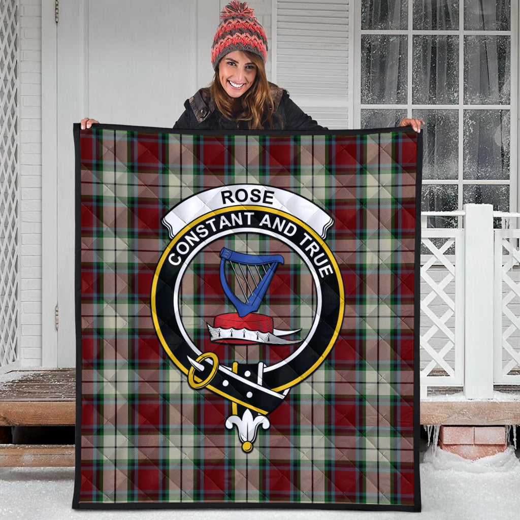 rose-white-dress-tartan-quilt-with-family-crest