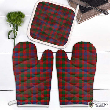 Ross Tartan Combo Oven Mitt & Pot-Holder Combo 1 Oven Mitt & 1 Pot-Holder White - Tartan Vibes Clothing