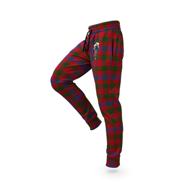 Ross Tartan Joggers Pants with Family Crest
