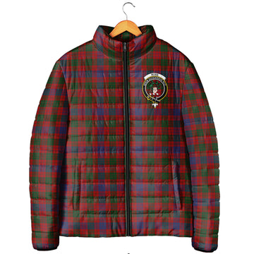 Ross Tartan Padded Jacket with Family Crest