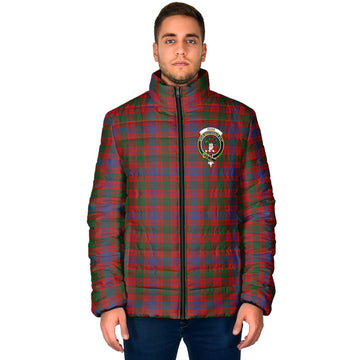 Ross Tartan Padded Jacket with Family Crest