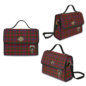 Ross Tartan Waterproof Canvas Bag with Family Crest