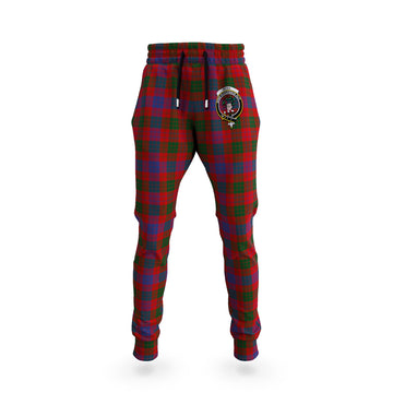 Ross Tartan Joggers Pants with Family Crest