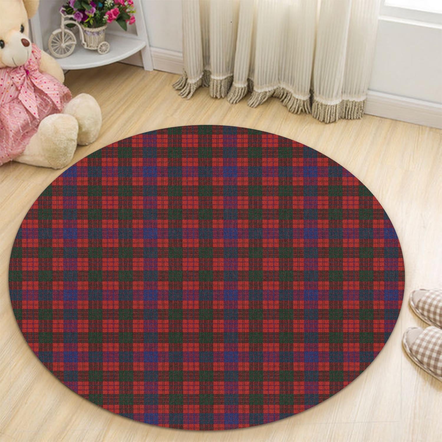 ross-tartan-round-rug