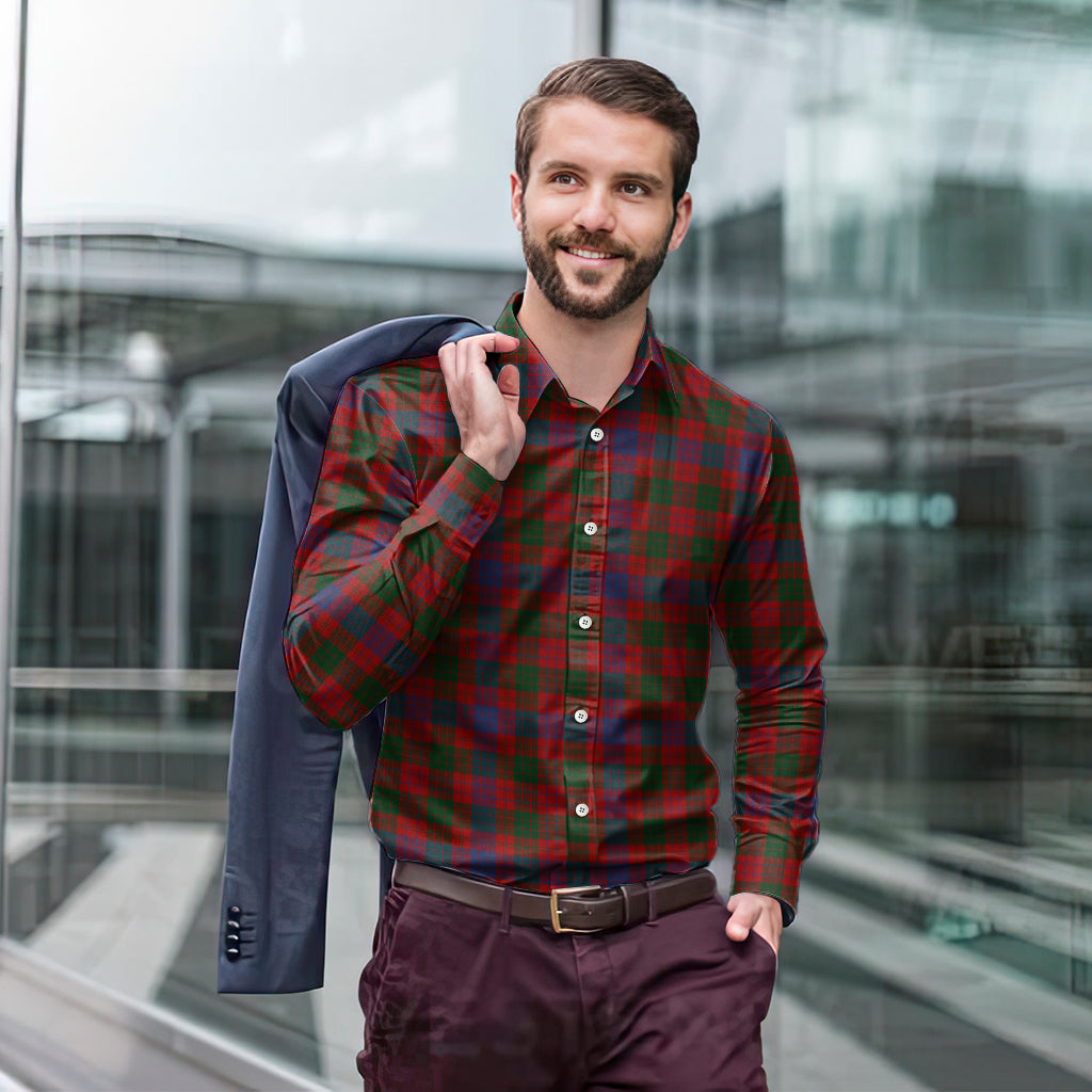 Ross Tartan Long Sleeve Button Up Shirt - Tartan Vibes Clothing