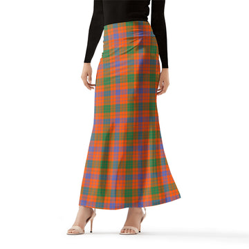Ross Ancient Tartan Womens Full Length Skirt