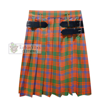 Ross Ancient Tartan Men's Pleated Skirt - Fashion Casual Retro Scottish Kilt Style