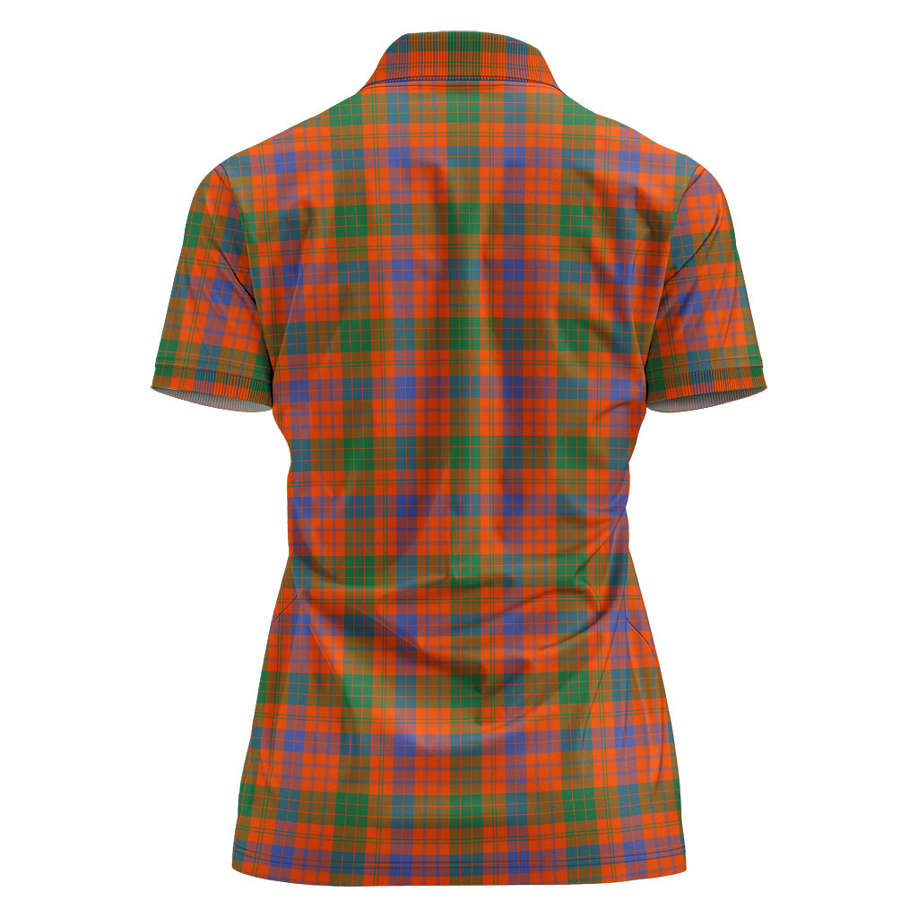 ross-ancient-tartan-polo-shirt-with-family-crest-for-women