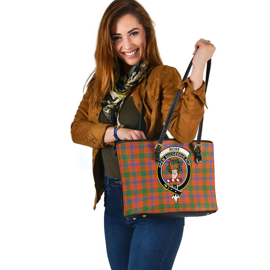 ross-ancient-tartan-leather-tote-bag-with-family-crest