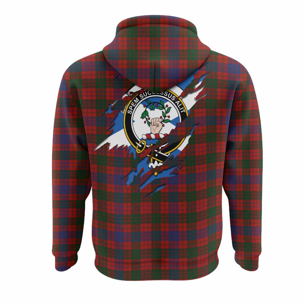 Ross Clan Crest In Me Tartan Hoodie Scotland Flag Style