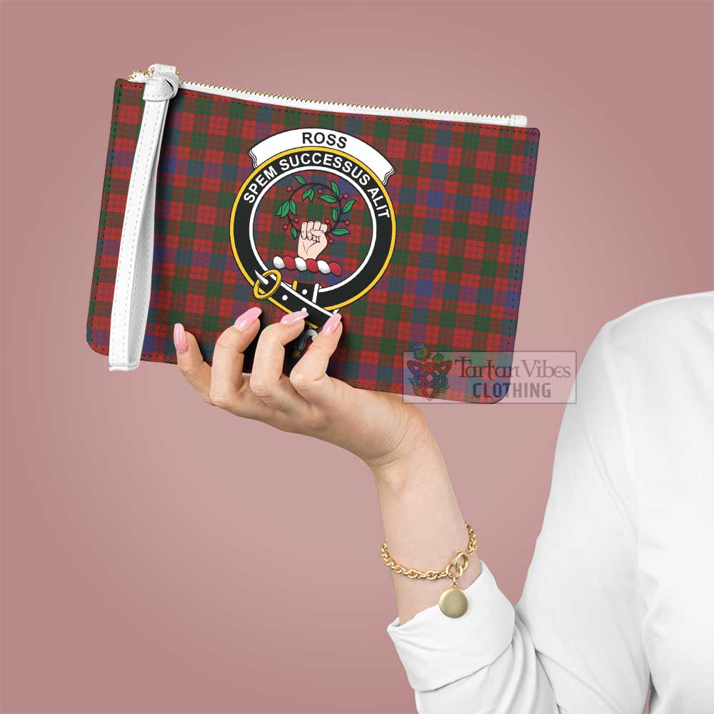 Tartan Vibes Clothing Ross Family Crest Tartan Clutch Bag