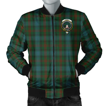 Ross Hunting Tartan Bomber Jacket with Family Crest