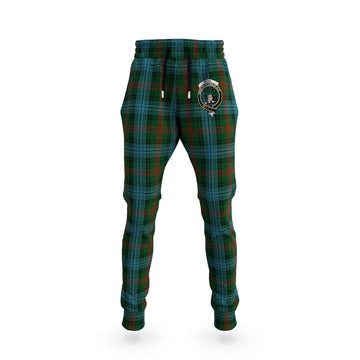 Ross Hunting Tartan Joggers Pants with Family Crest