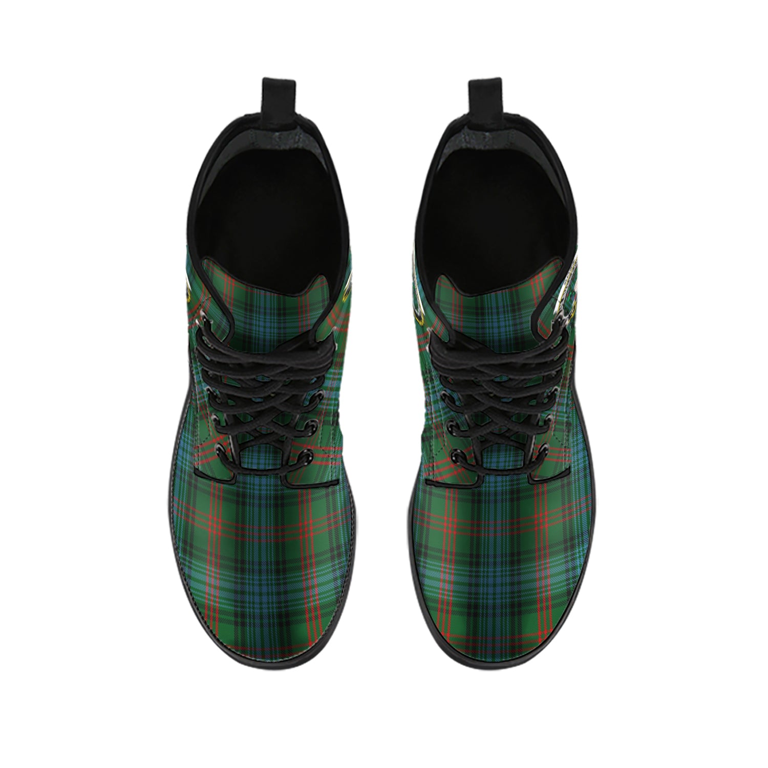 ross-hunting-tartan-leather-boots-with-family-crest