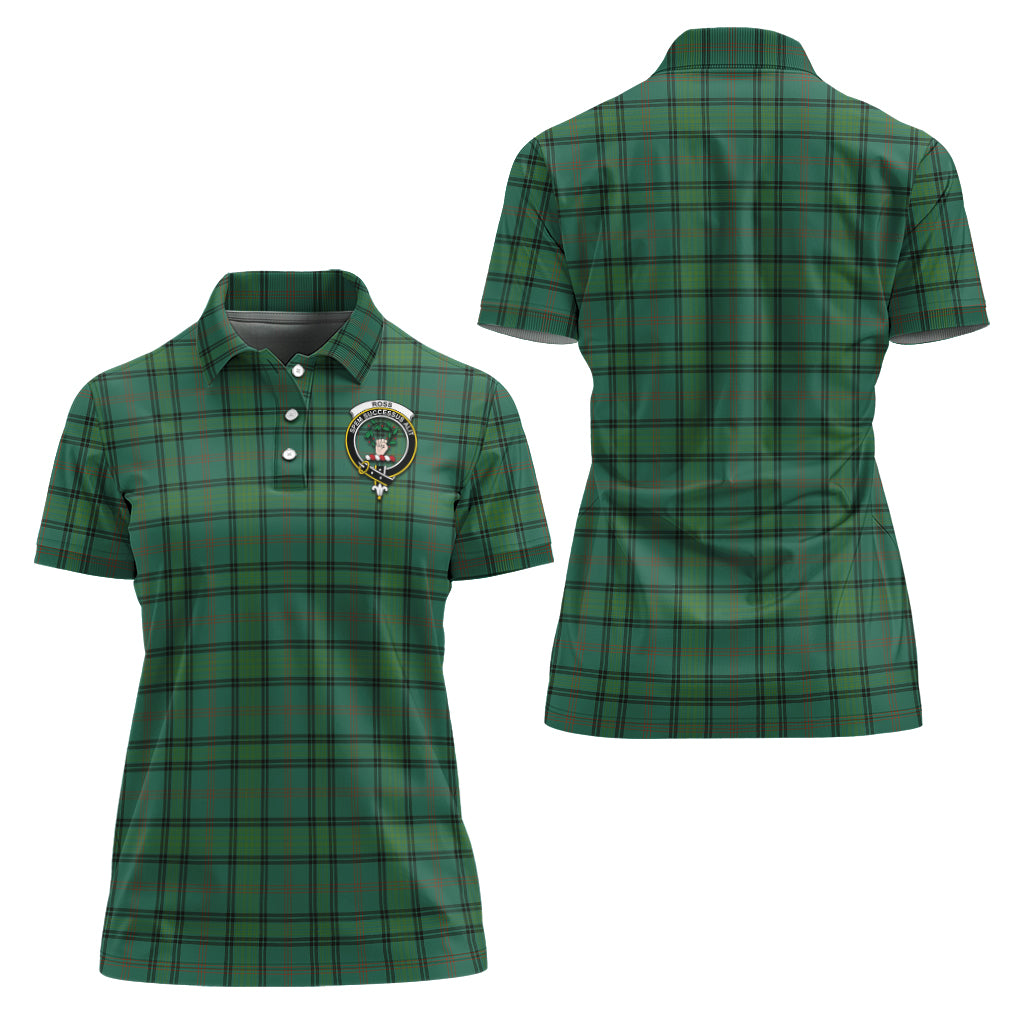 ross-hunting-ancient-tartan-polo-shirt-with-family-crest-for-women