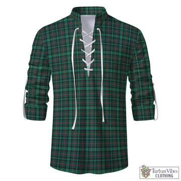 Ross Hunting Modern Tartan Men's Scottish Traditional Jacobite Ghillie Kilt Shirt