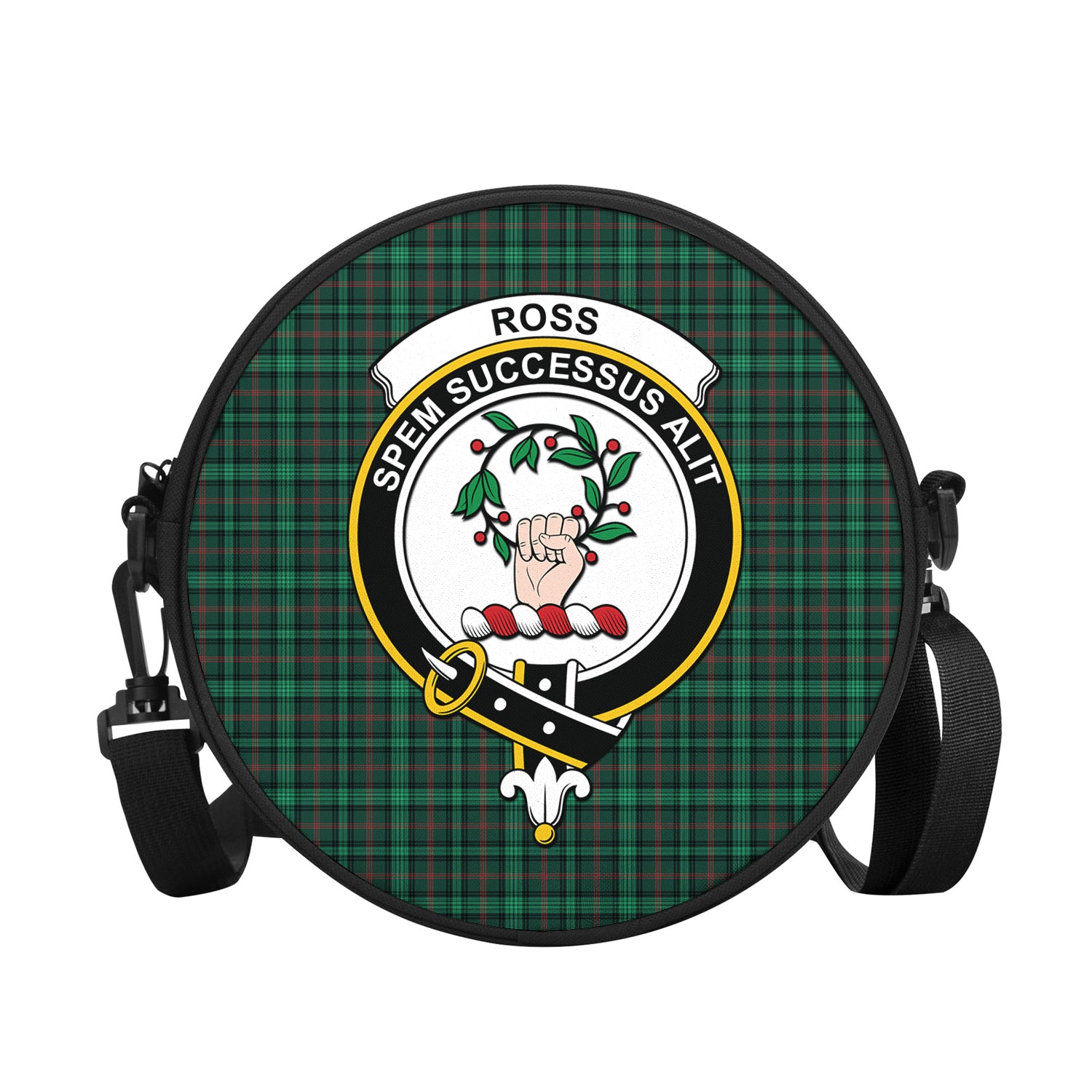 ross-hunting-modern-tartan-round-satchel-bags-with-family-crest