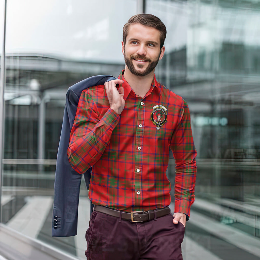 ross-modern-tartan-long-sleeve-button-up-shirt-with-family-crest
