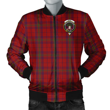 Ross Old Tartan Bomber Jacket with Family Crest