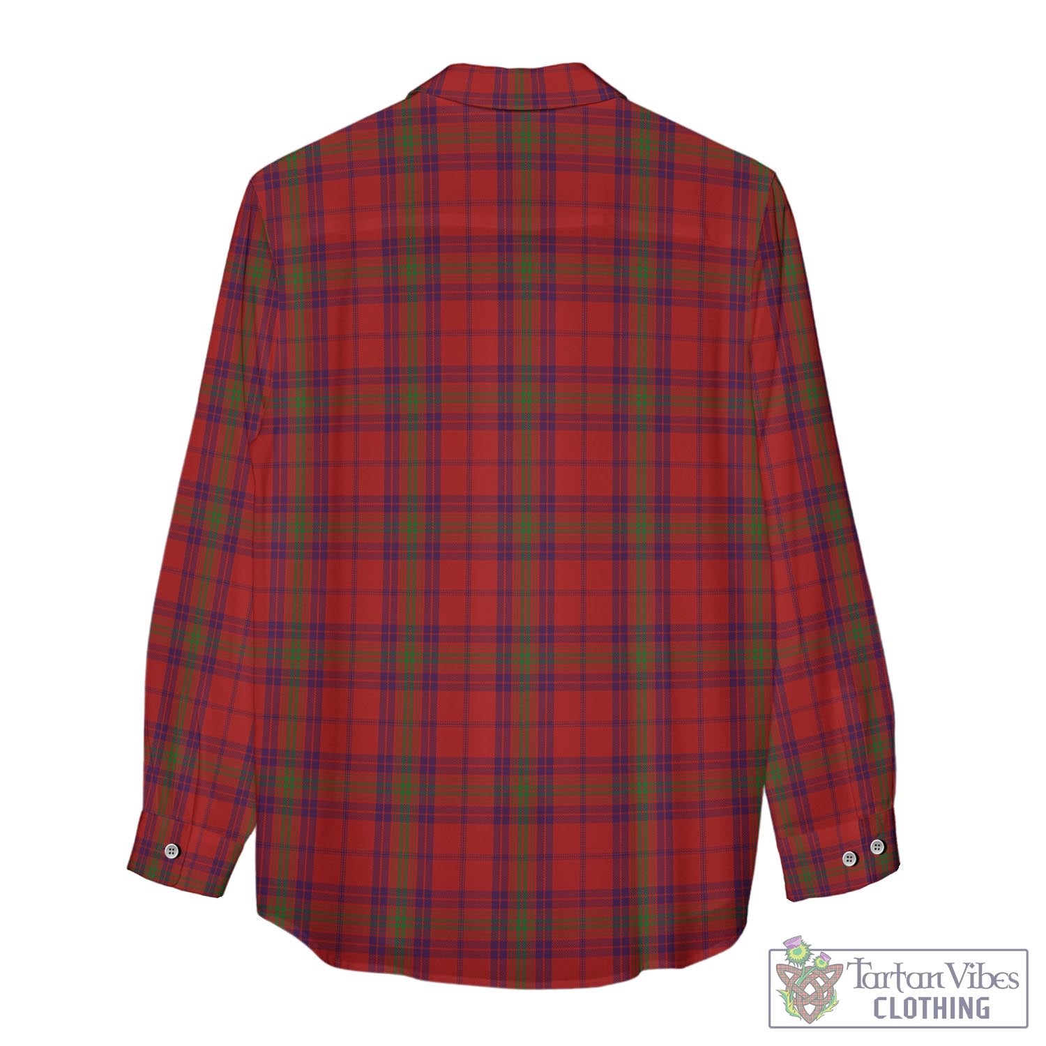 Tartan Vibes Clothing Ross Old Tartan Womens Casual Shirt with Family Crest