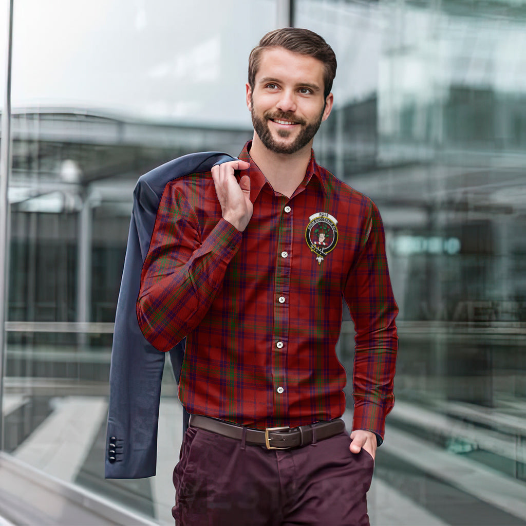 ross-old-tartan-long-sleeve-button-up-shirt-with-family-crest