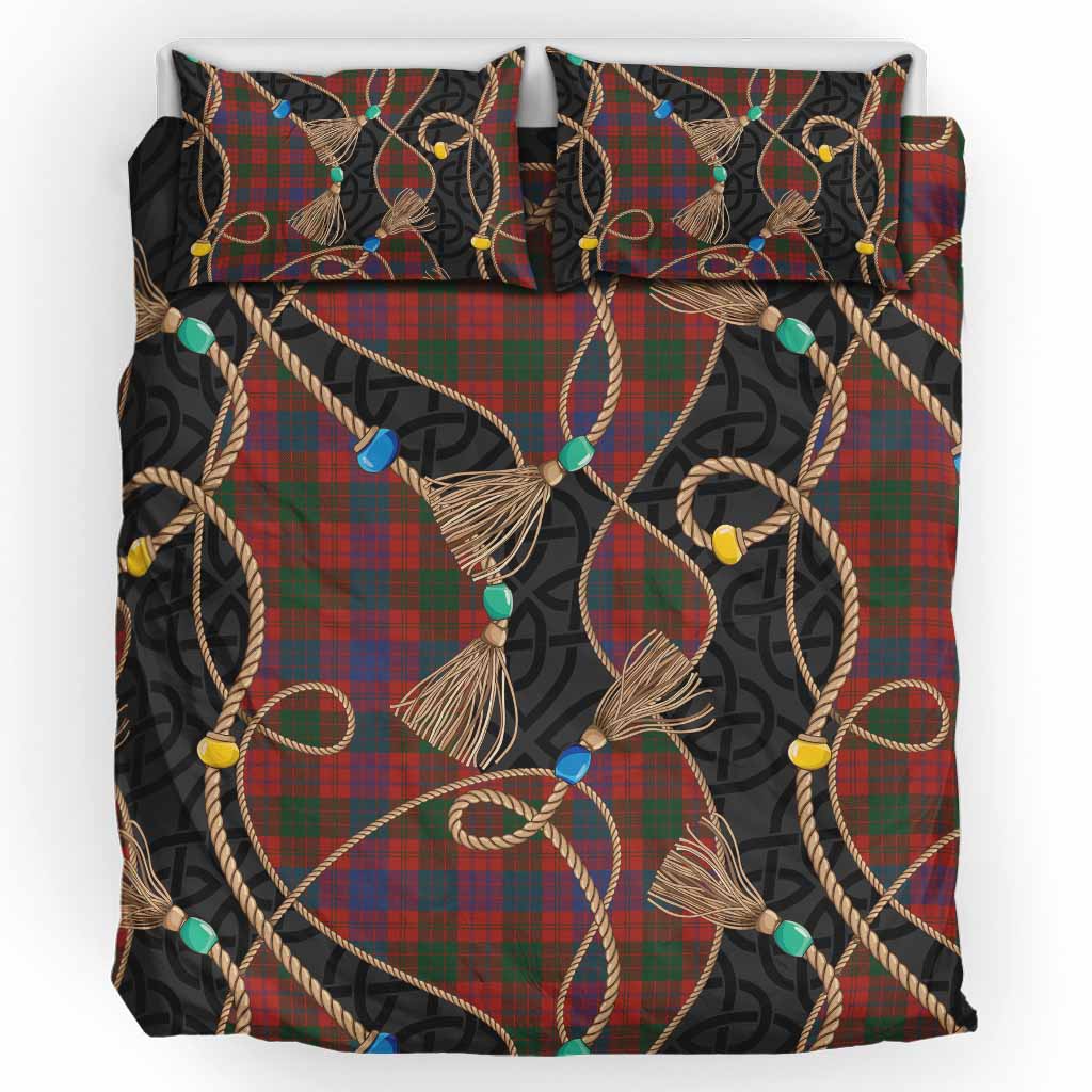 Ross Scottish Tartan Twisted Ropes Stylized Bedding Set UK Bedding Set UK King 91*87 inch - Tartan Vibes Clothing