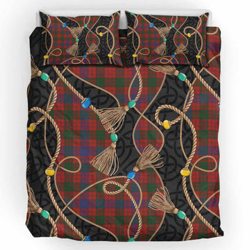 Ross Scottish Tartan Twisted Ropes Stylized Bedding Set UK Bedding Set UK King 91*87 inch - Tartan Vibes Clothing